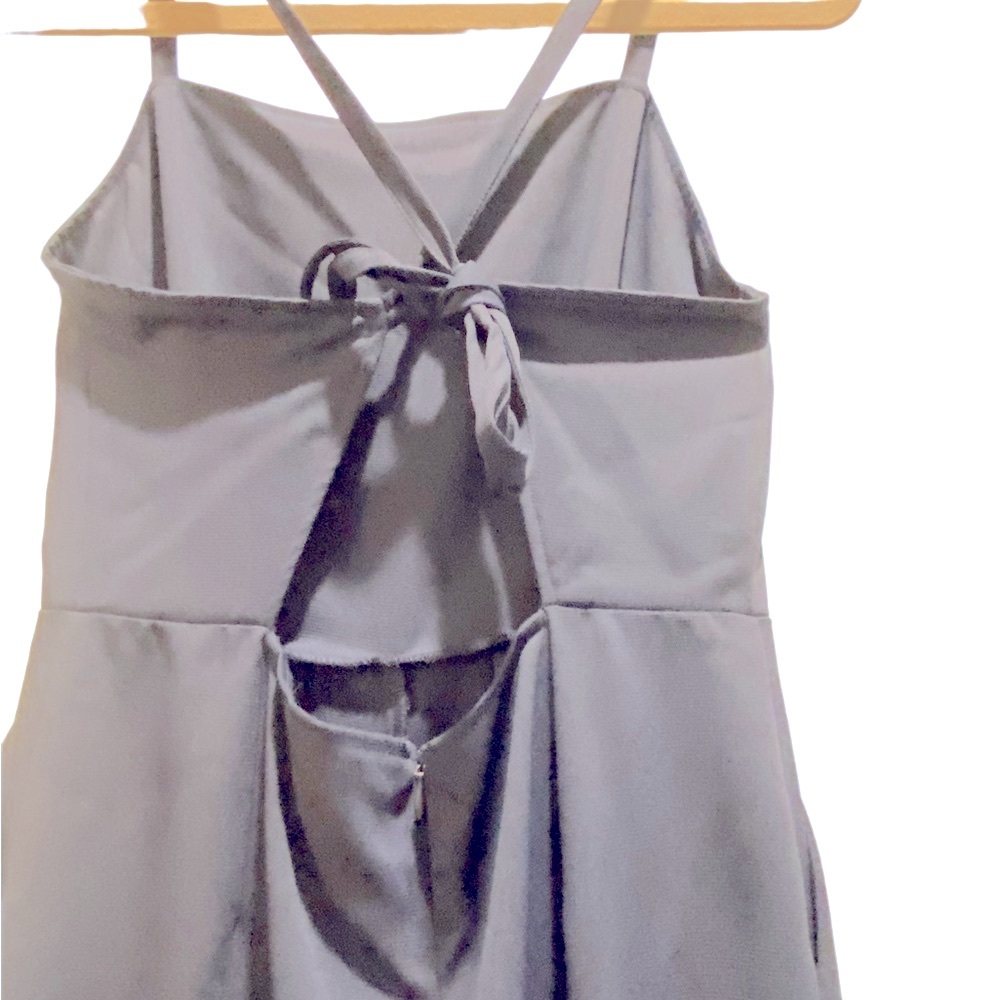 Women’s Dressy Navy Sleeveless Jumpsuit - Picture 4 of 12
